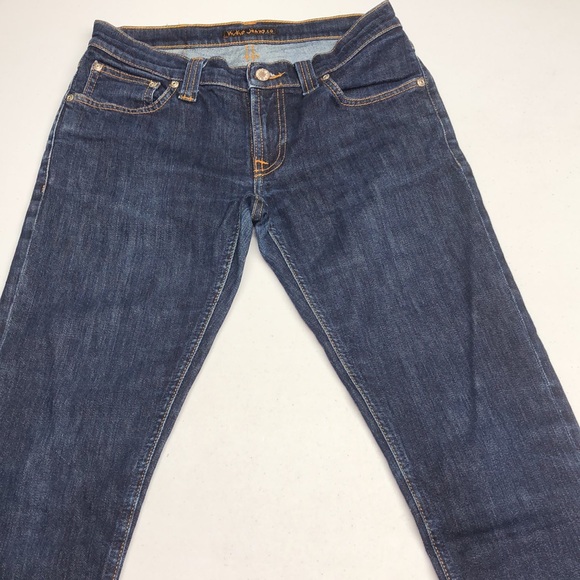 MADE IN ITALY 🇮🇹 NUDIE TIGHT LONG JOHN SKINNY JEANS 28x34 🇮🇹 - Picture 7 of 13